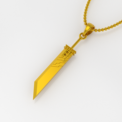 The Fantasy Sword Pendant with Materia