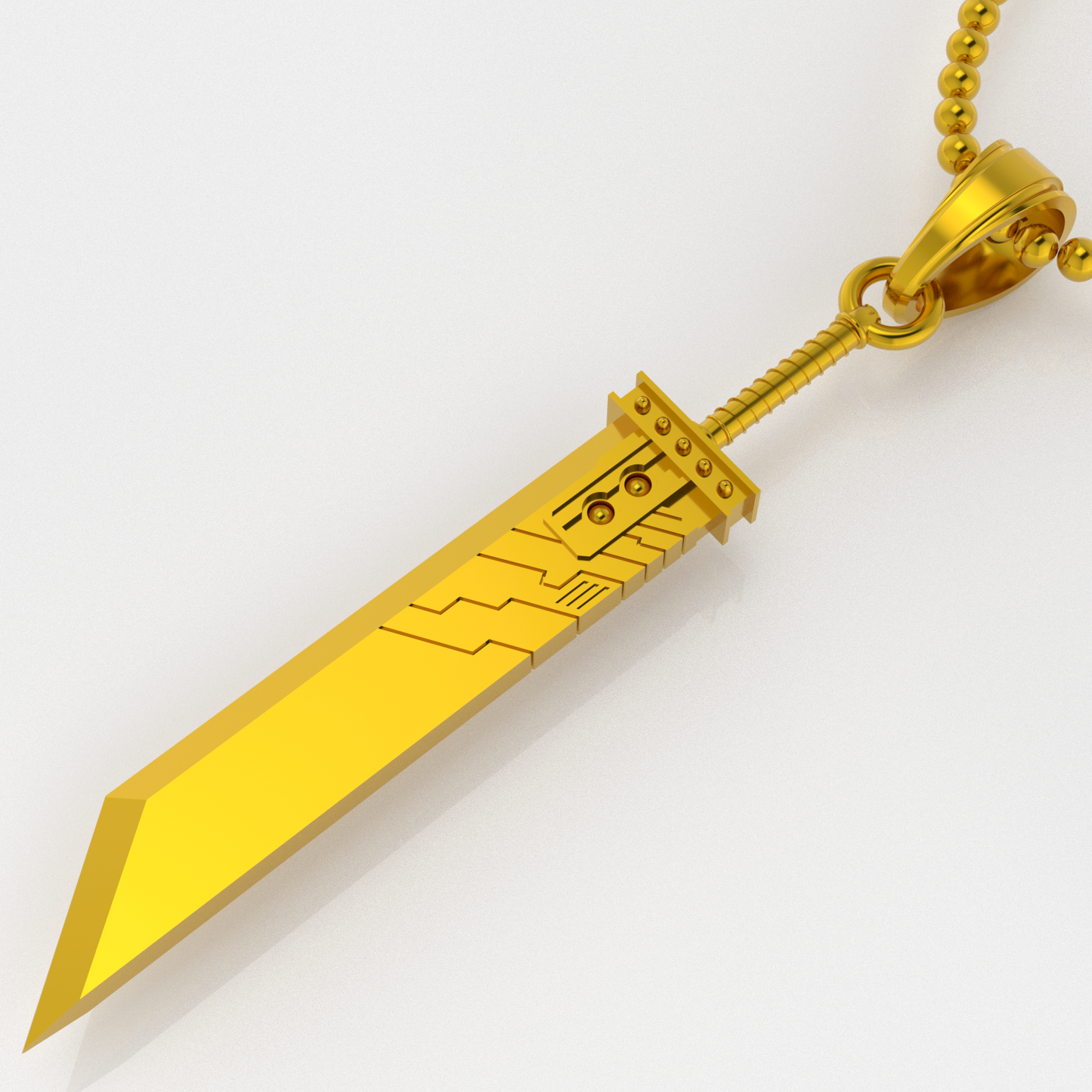 The Fantasy Sword Pendant with Materia