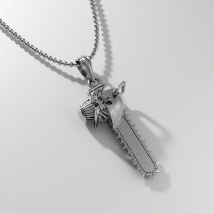 Chainsaw Head Pendant
