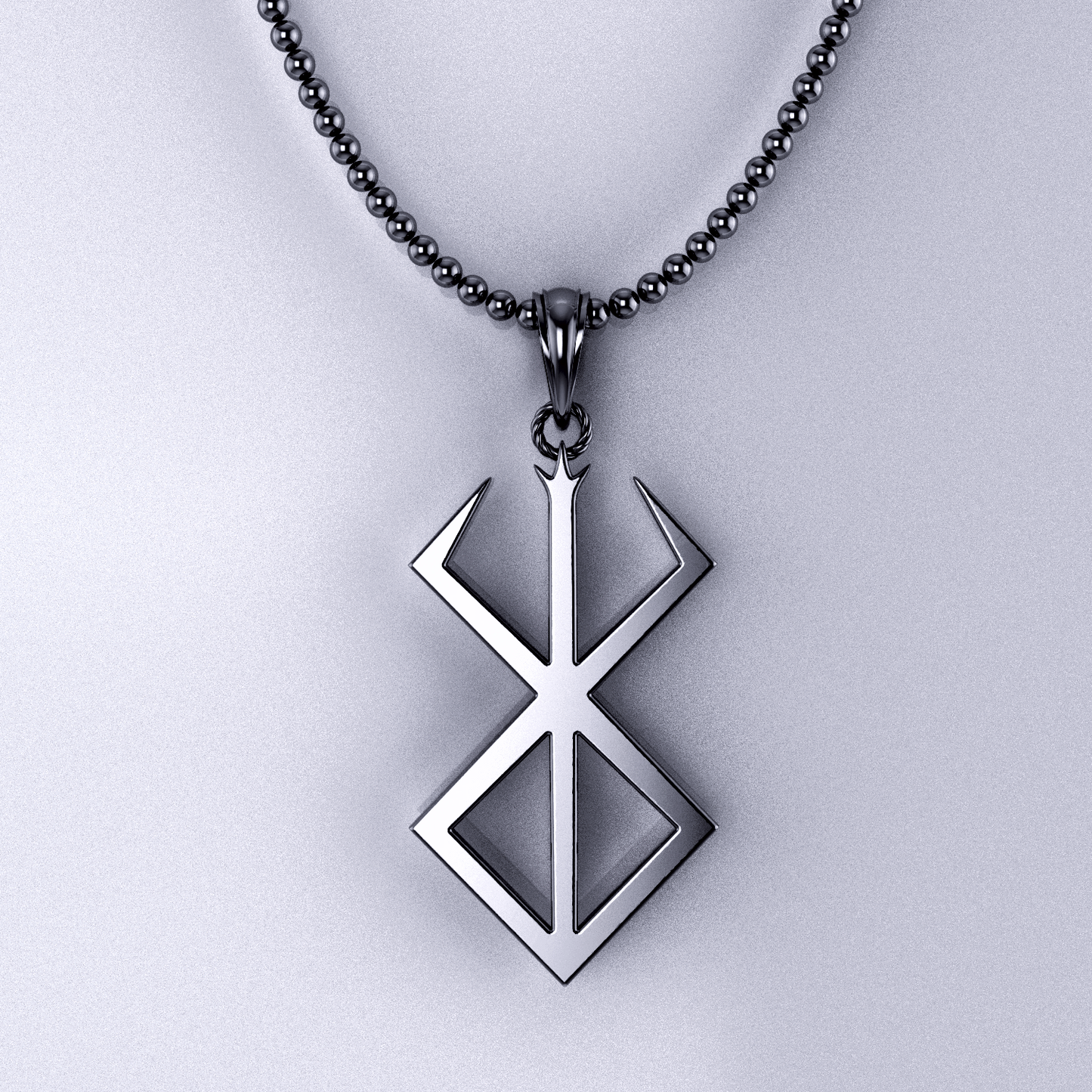 Minimalist Sacrifice Pendant in Stainless Steel