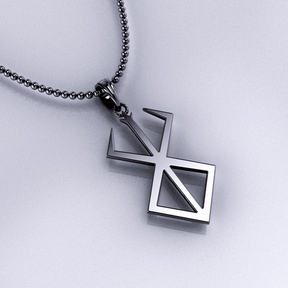 Minimalist Sacrifice Pendant in Stainless Steel