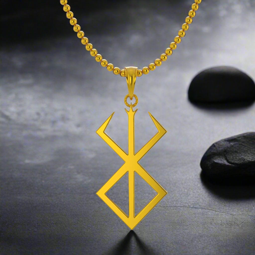 Minimalist Sacrifice Pendant in 14K Gold