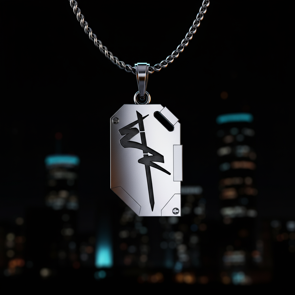 Edgerunner Chip Pendant