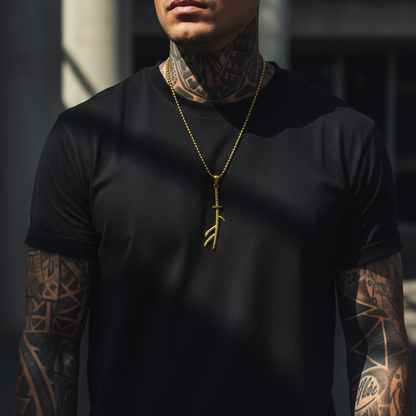 Crescent Omen Katana Pendant