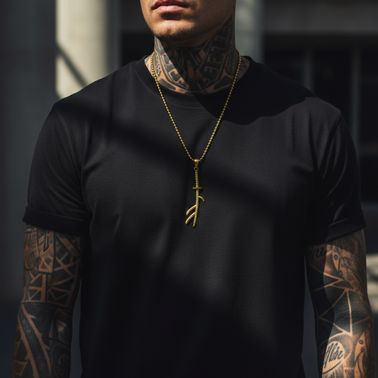 Flammenkrieger-Klingenanhänger 