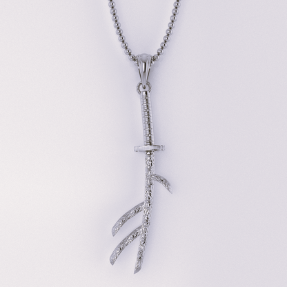 Crescent Omen Katana Pendant