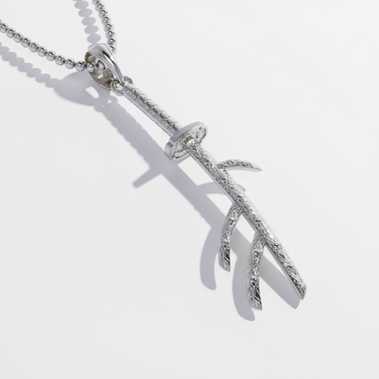 Crescent Omen Katana Pendant