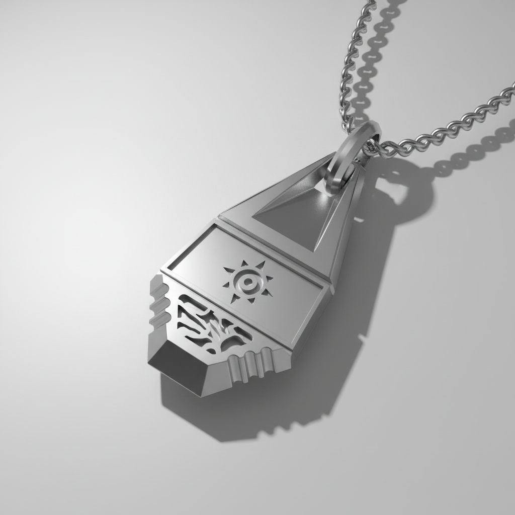 Colgante de máscara hueca 