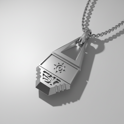 Colgante de máscara hueca 