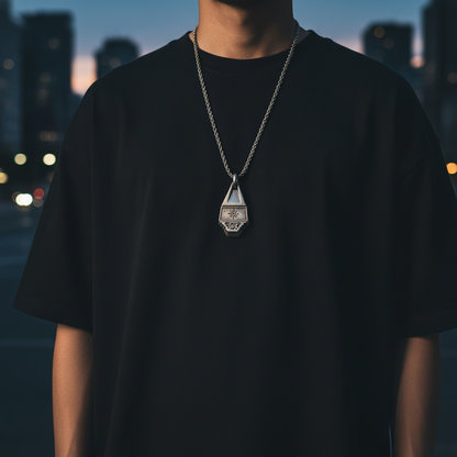 Colgante de máscara hueca 