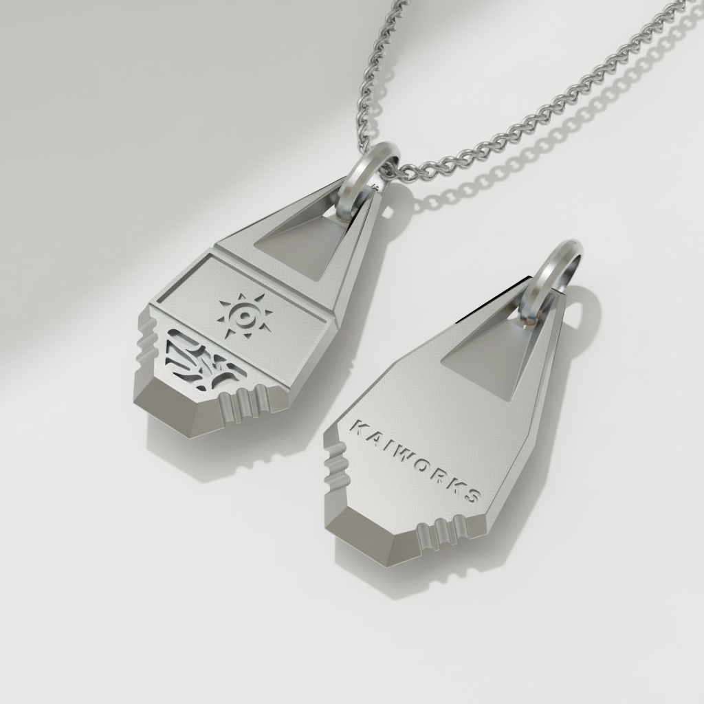 Colgante de máscara hueca 