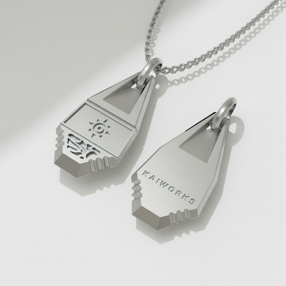 Colgante de máscara hueca 