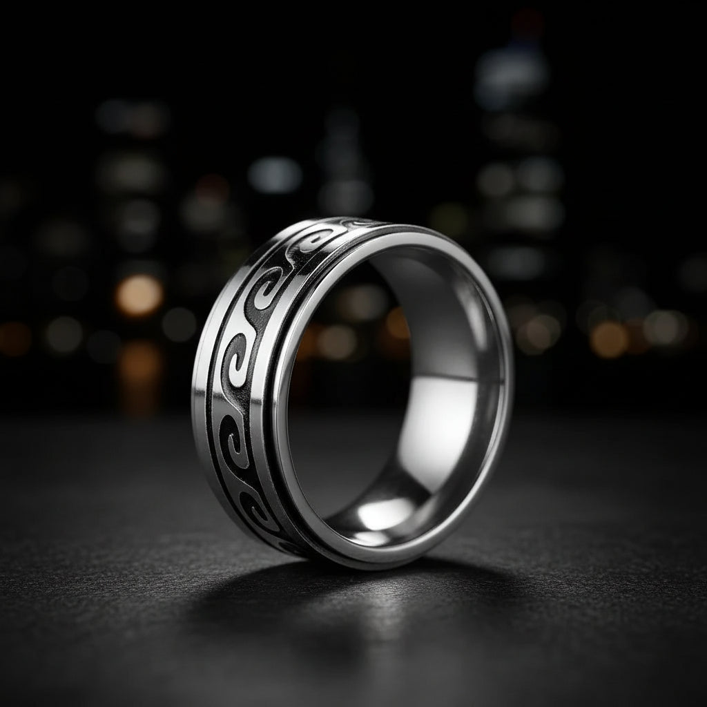 Rotatable Wave Breathing Ring