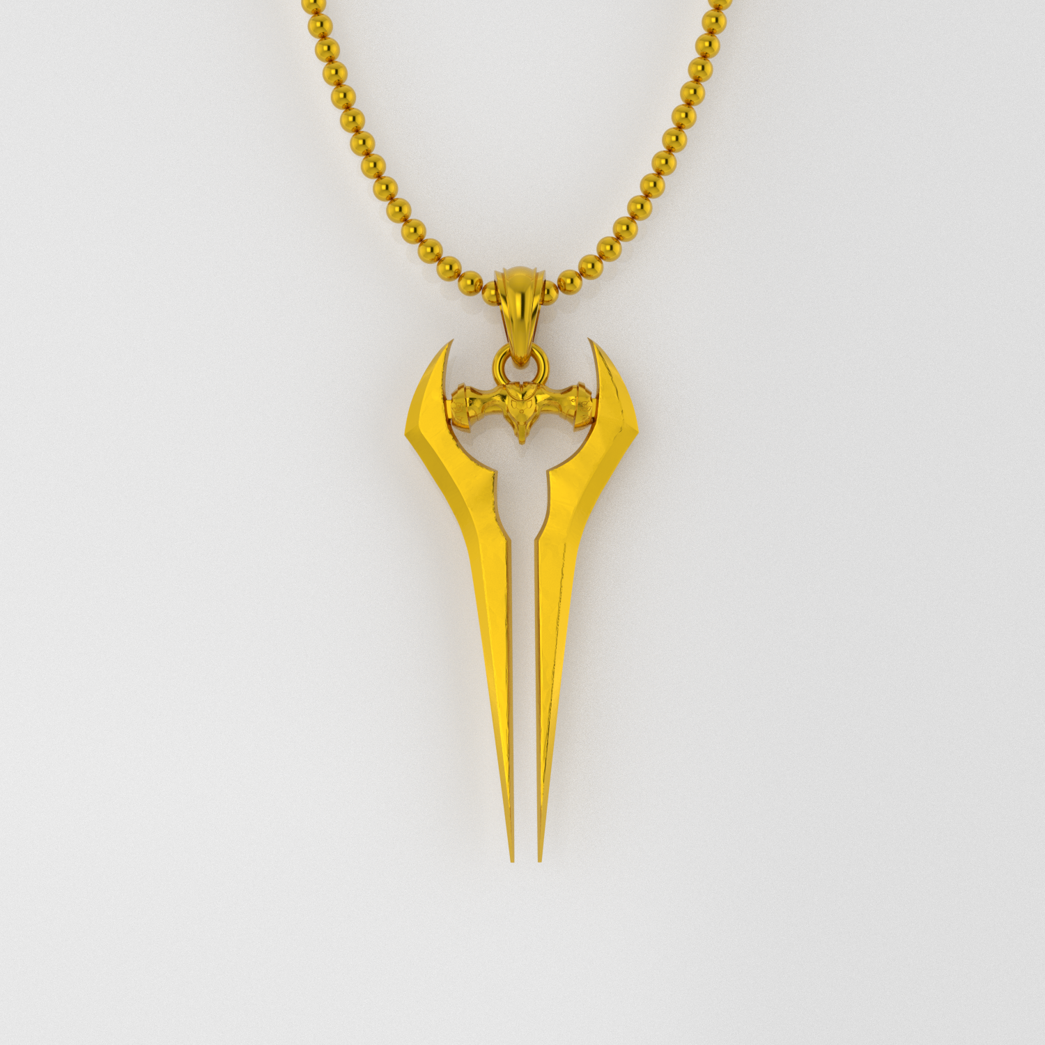 Crystal Sword Necklace - Bronze Jewel