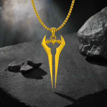 Energy Sword Pendant in 14K Gold