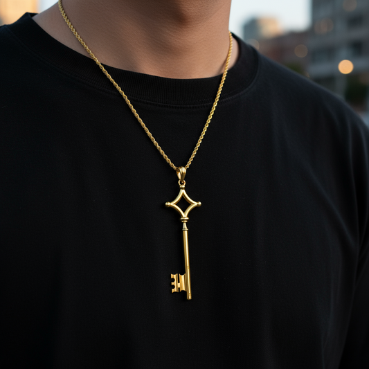 Key of Resolve Pendant – 14K Gold Edition