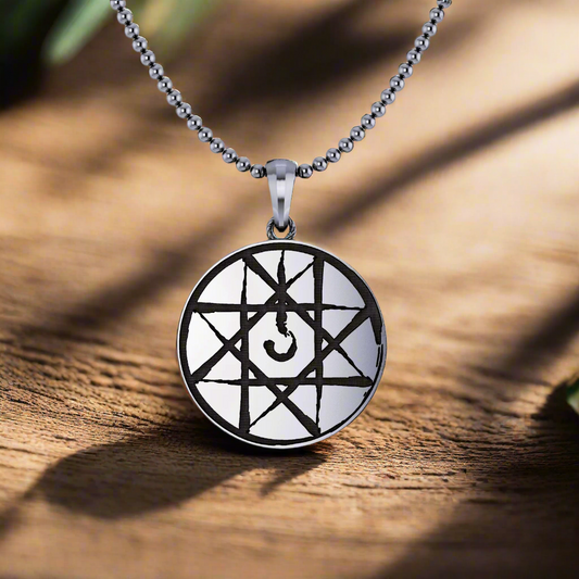 Blood seal Pendant - FMA in Stainless Steel