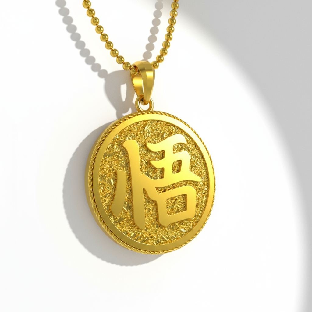 The Warrior Pendant in 14K Gold