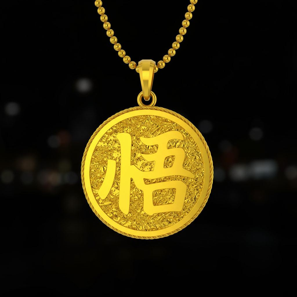 The Warrior Pendant in 14K Gold