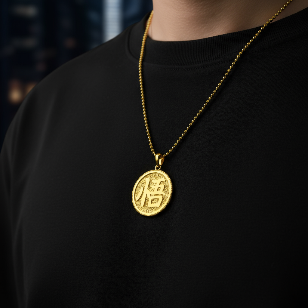 The Warrior Pendant in 14K Gold