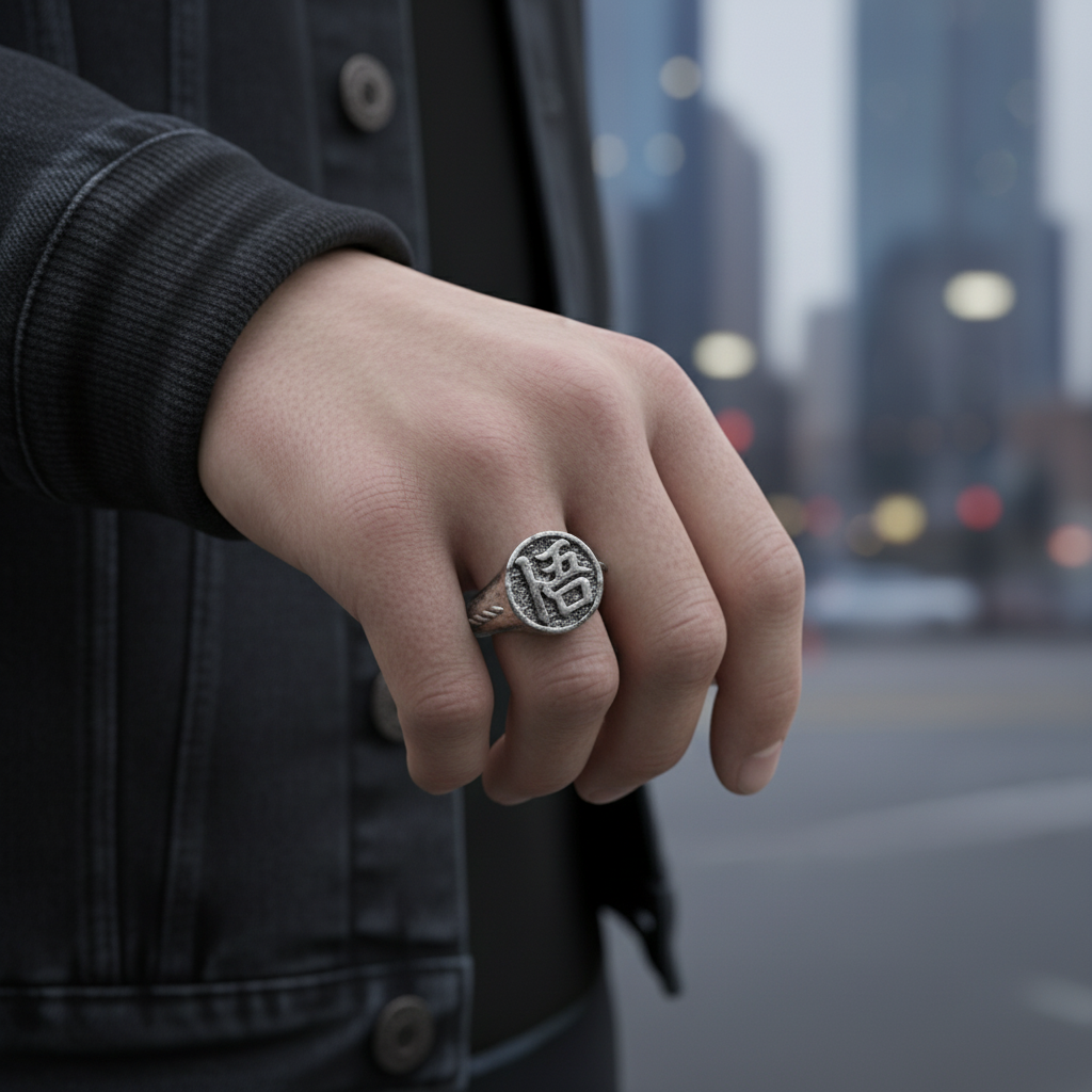 Enlightened Warrior Signet Ring
