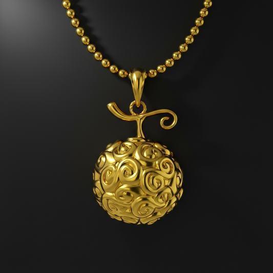 Gomu Gomu Pendant in 14K Gold