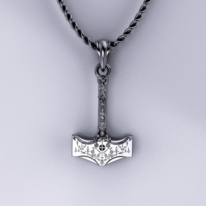 Mjolnir Hammer of Thor Pendant
