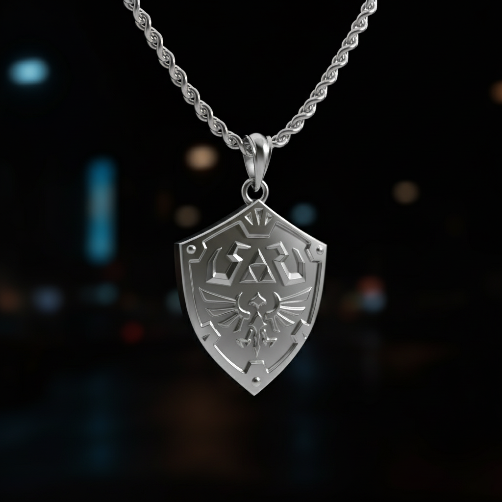 Courageous Shield Pendant