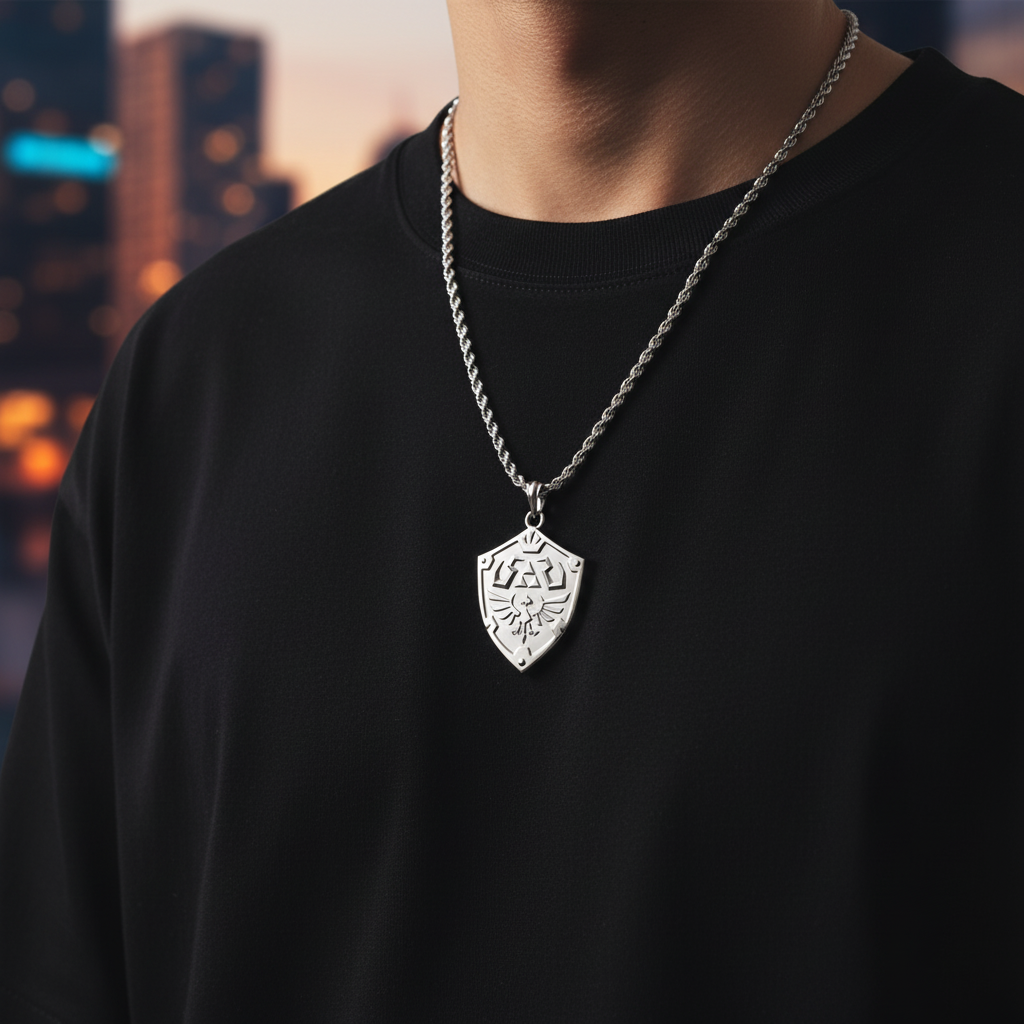 Courageous Shield Pendant