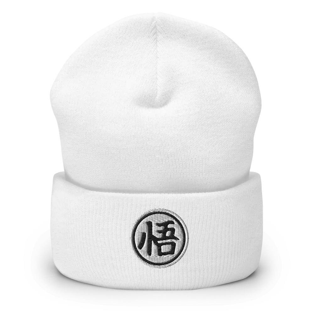 Goku-Kanji Cuffed Beanie – Embrace the Wisdom of Goku