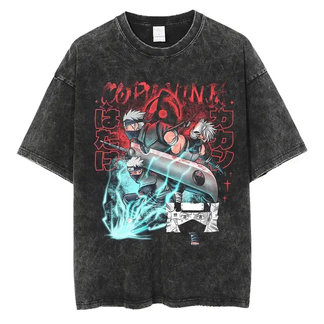 NS Anime Streetwear Vintage Oversize T-Shirts