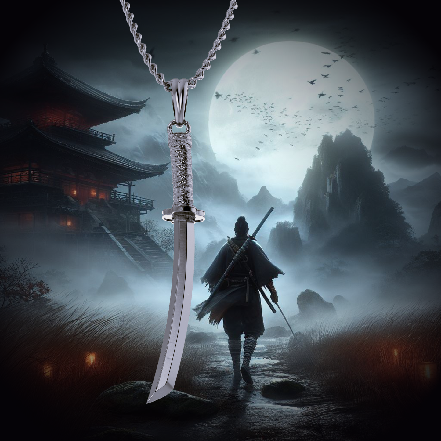 Katana Anhänger - Samurai Schwert 