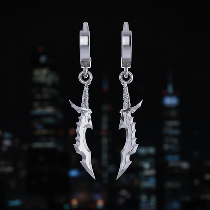 Knight Slayer Earrings – A Bold Symbol of Strength and Resilience