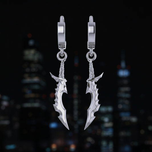 Knight Slayer Earrings – A Bold Symbol of Strength and Resilience