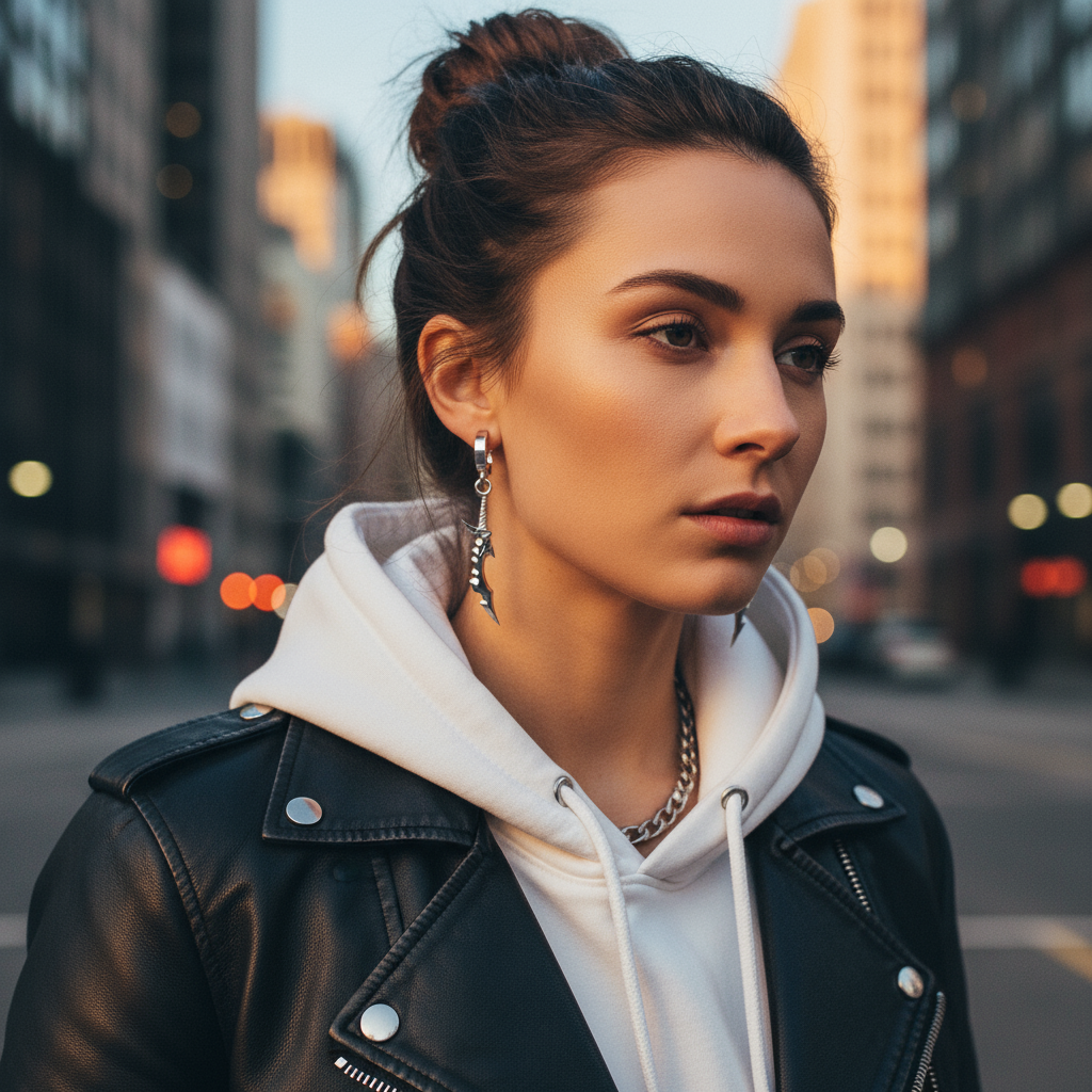 Knight Slayer Earrings – A Bold Symbol of Strength and Resilience