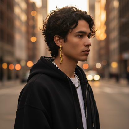 Knight Slayer Earrings – A Bold Symbol of Strength and Resilience