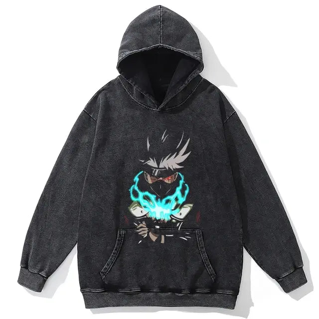 Kakashi Oversize Vintage Hoodie