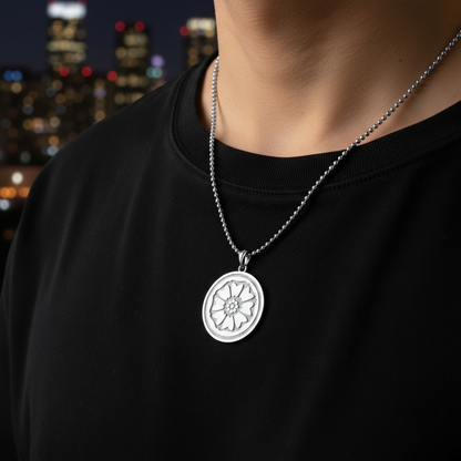 Colgante de loto blanco