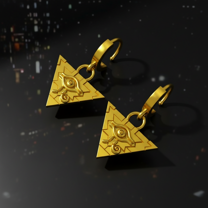 Ancient Puzzle Earrings in 14k Gold