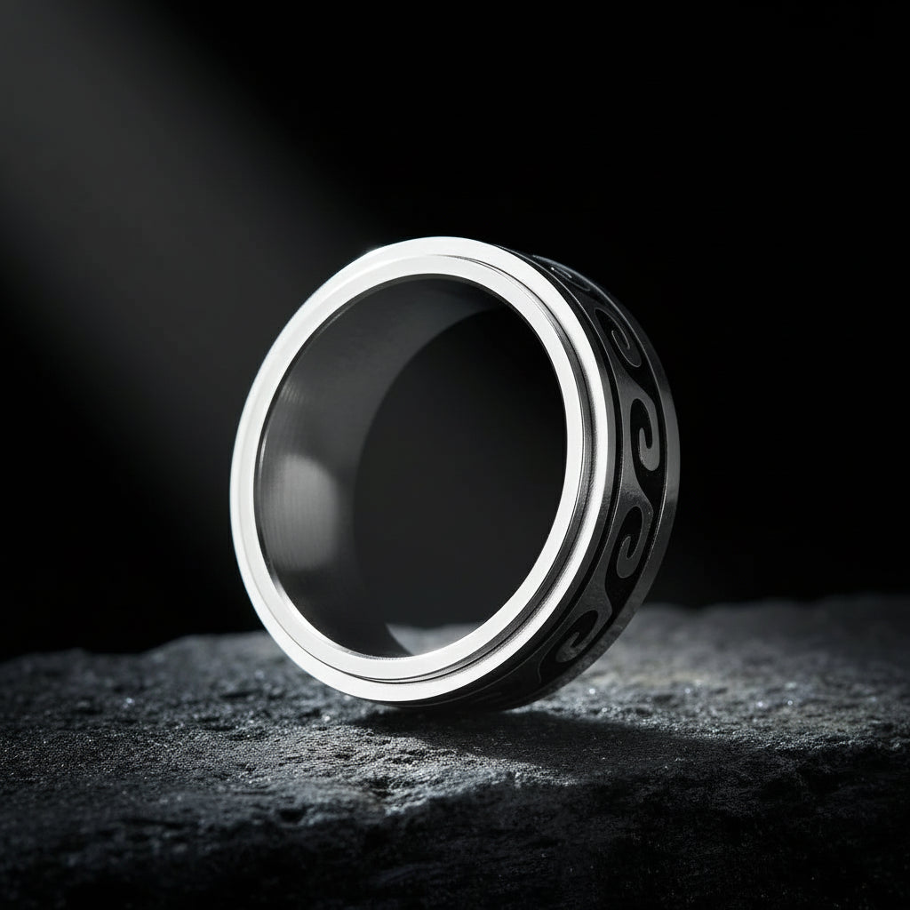 Rotatable Wave Breathing Ring