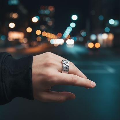 Ancient Puzzle Ring Band