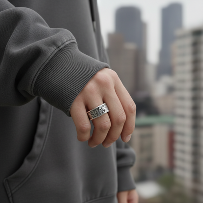 Ancient Puzzle Ring Band