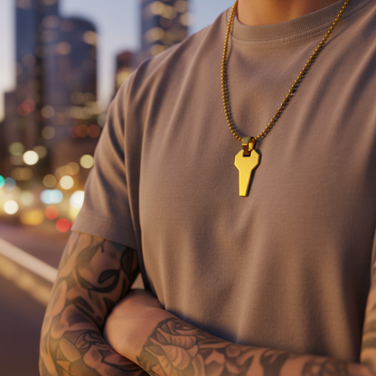 David Martinez Pendant – 14K Gold