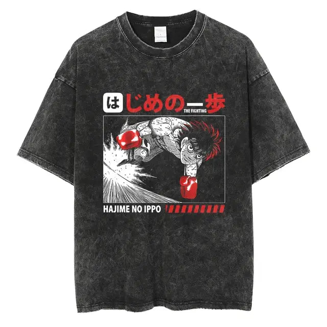 Vintage 1980er Jahre Anime Ippo T-Shirt