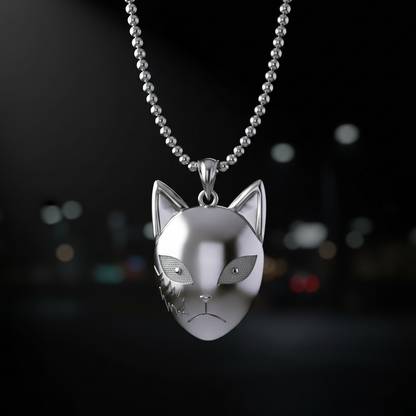 Fox Spirit Mask Pendant
