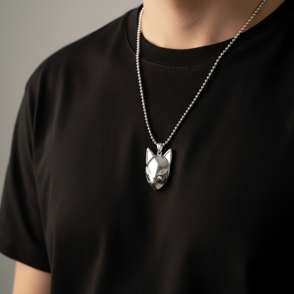 Fox Spirit Mask Pendant