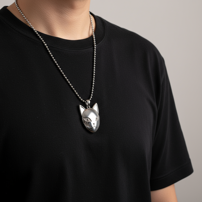 Fox Spirit Mask Pendant