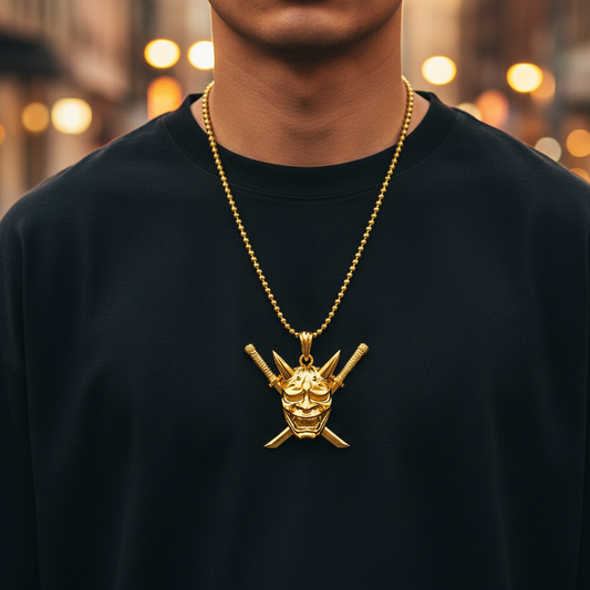 Samurai Oni Pendant