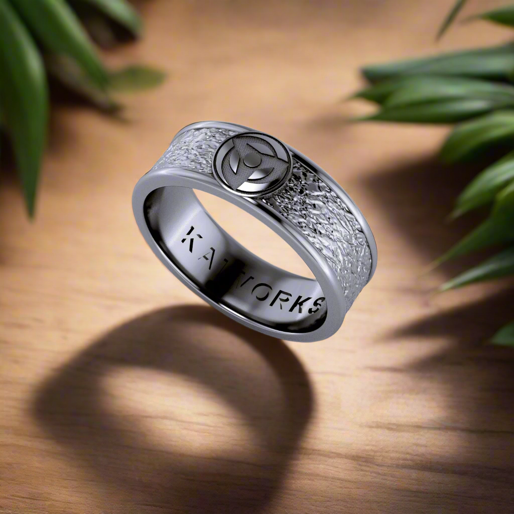 Sharingan Eye Ring in Stainless Steel