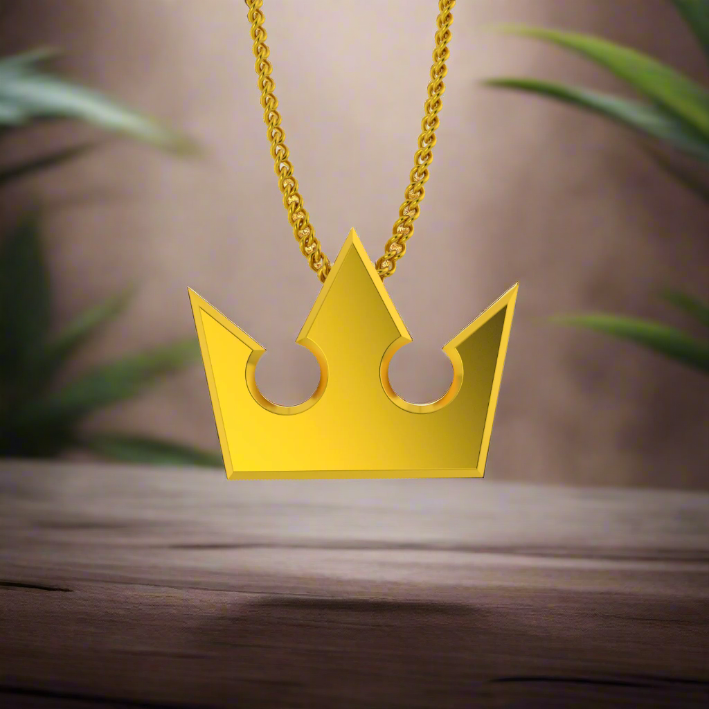 Sora's Crown Pendant in 14K Gold